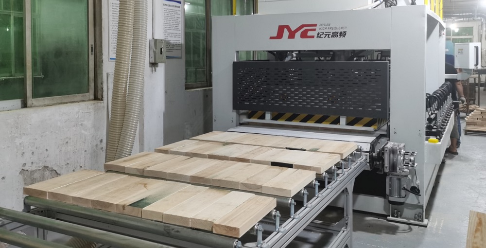 wood board edge gluing press machine