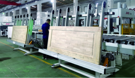 Wooden door production line