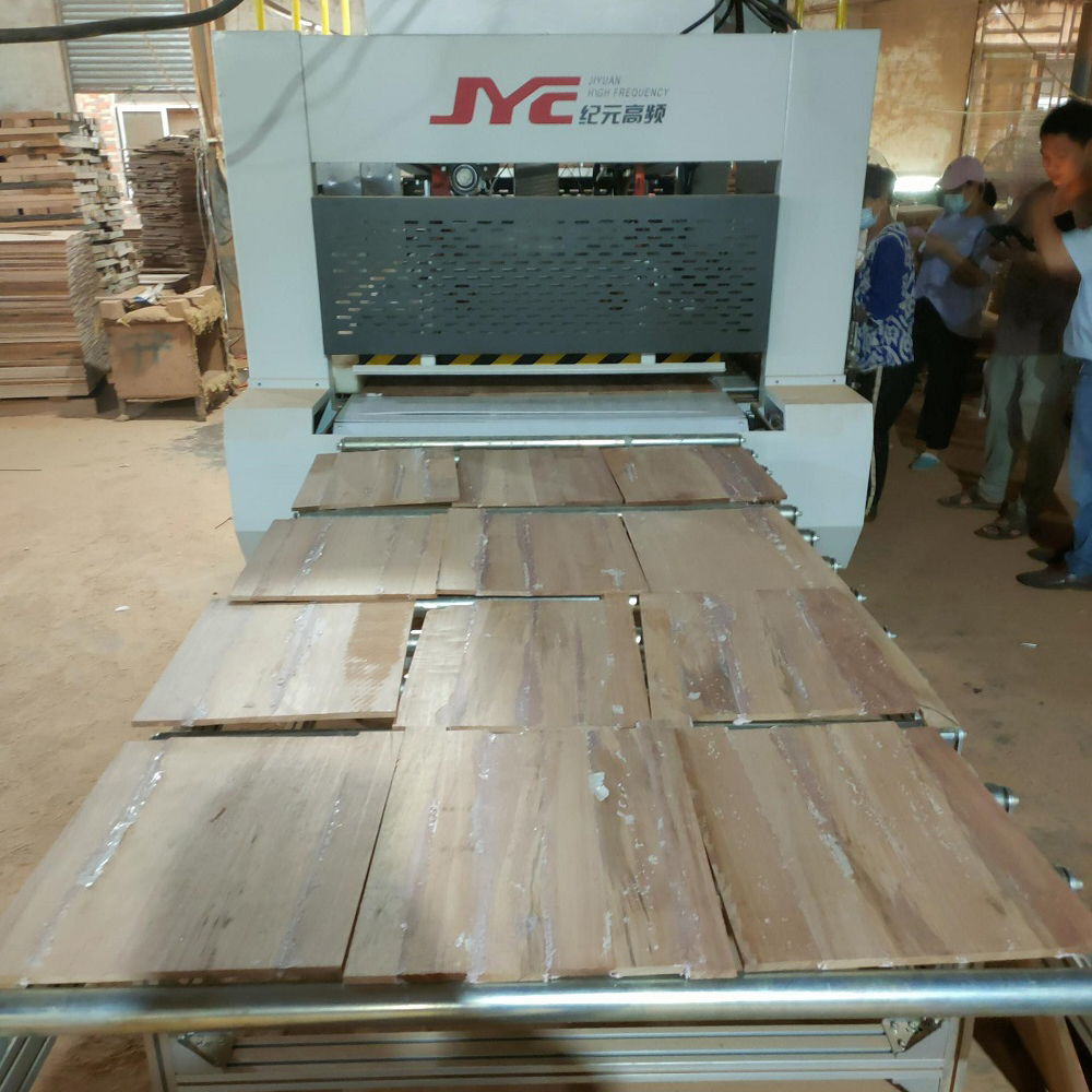 wooden board joining machine